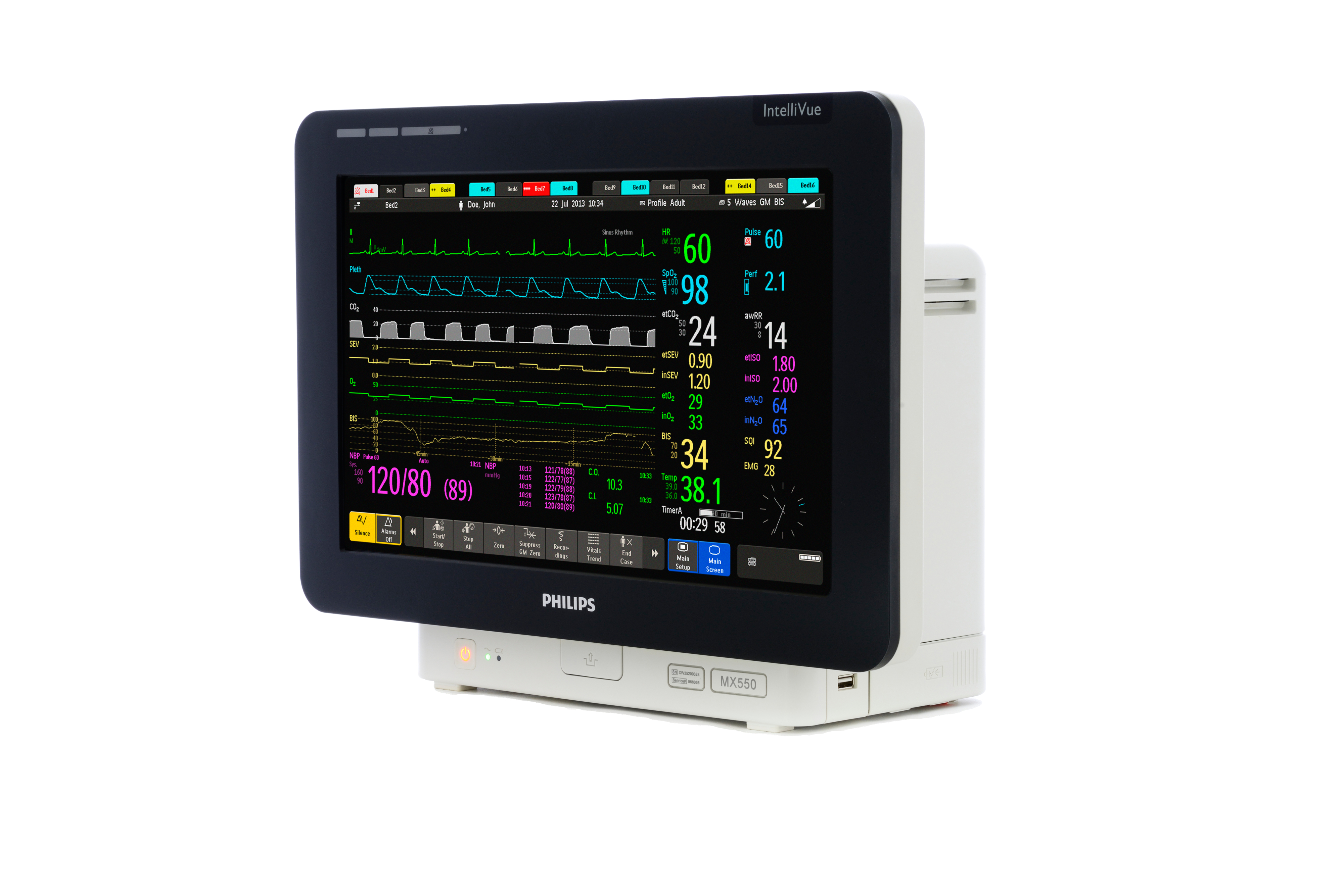Монитор пациента IntelliVue MX550